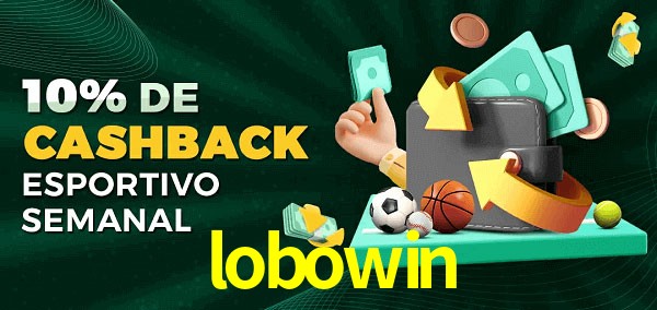 10% de bônus de cashback na lobowin