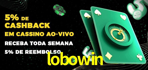 Promoções do cassino ao Vivo lobowin